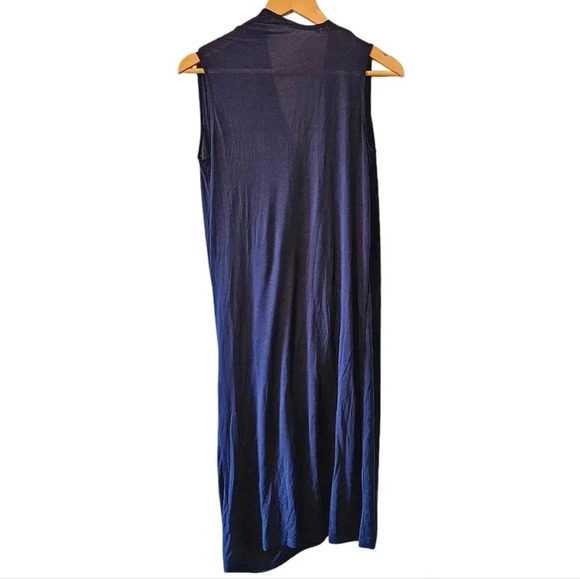 Acne Studios Natifa Draped Sleeveless Mini Navy Dress Size XXS. - Picture 7 of 14